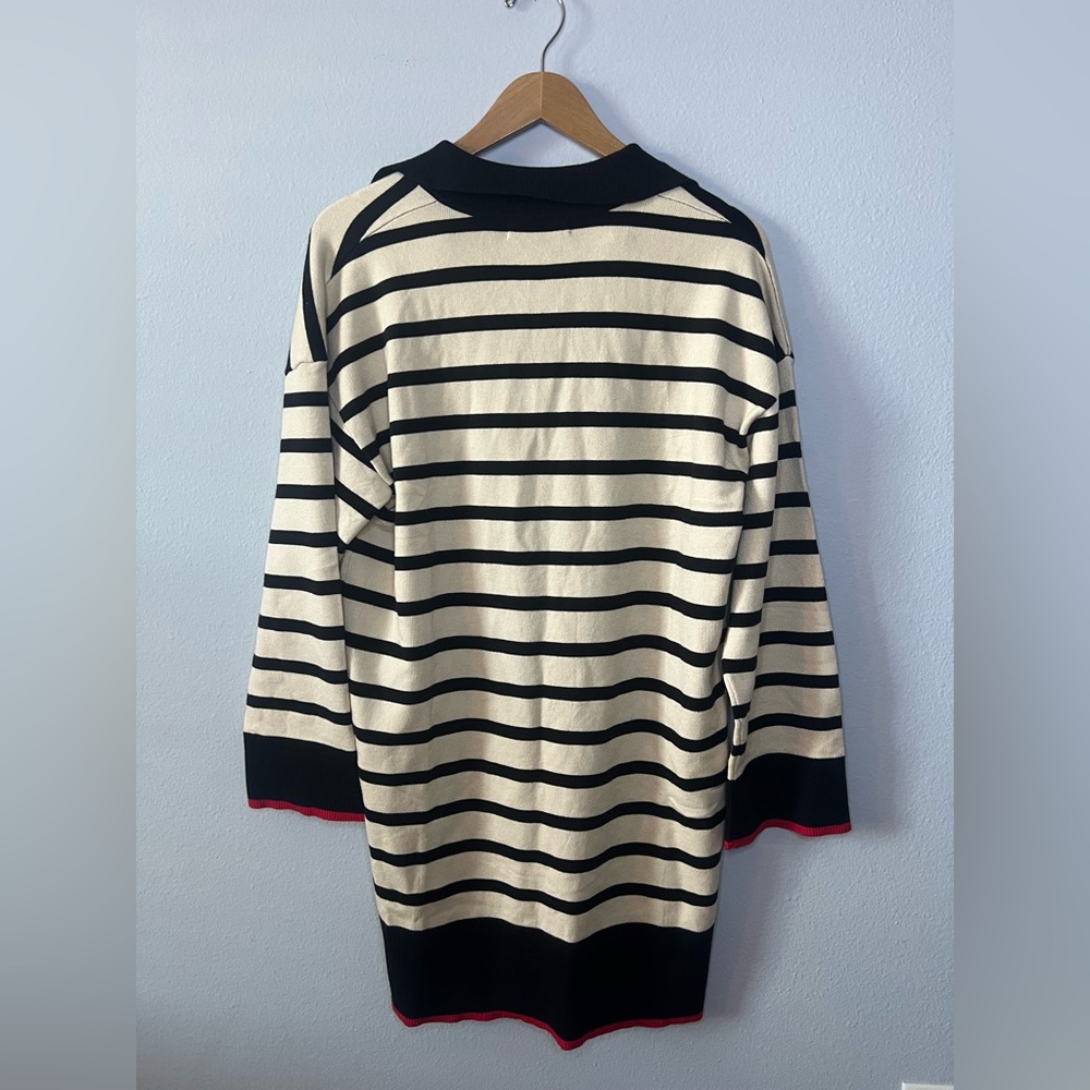 Dokotoo Striped Sweater Tunic/Dress NWT Size Large - Picture 5 of 5